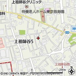 東京都世田谷区上祖師谷5丁目6-12周辺の地図