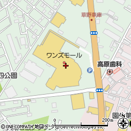 マツモトキヨシワンズモール長沼店周辺の地図