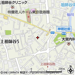 東京都世田谷区上祖師谷5丁目2-8周辺の地図