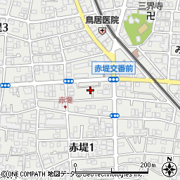 東京都世田谷区赤堤1丁目22周辺の地図
