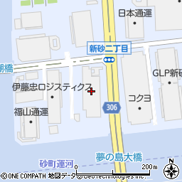 新潟運輸東京支店周辺の地図