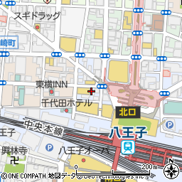 無制限飲み放題 個室居酒屋 古今の屋 桜谷 八王子店周辺の地図