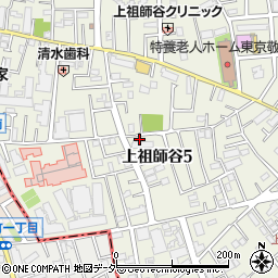 東京都世田谷区上祖師谷5丁目周辺の地図