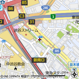 カラオケＢａｎＢａｎ　渋谷３丁目店周辺の地図