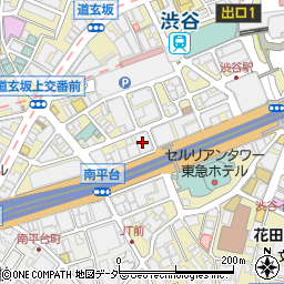 渋谷センタープレイス周辺の地図