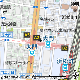 焼肉ライク 浜松町店周辺の地図