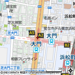 大門駅周辺の地図