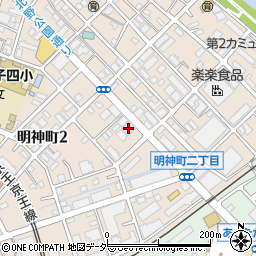 京王自動車八王子工場周辺の地図