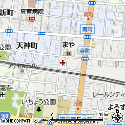 東京都八王子市寺町9周辺の地図