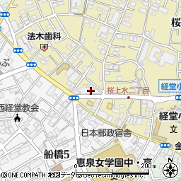 村上葬祭　桜上水営業所周辺の地図