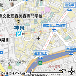 フィールＡ渋谷周辺の地図