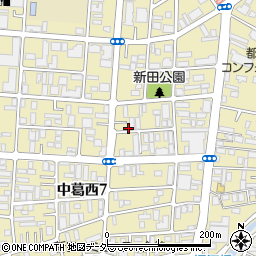 東京都江戸川区中葛西7丁目周辺の地図