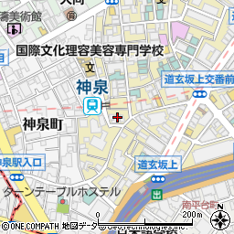 東京都渋谷区円山町18周辺の地図