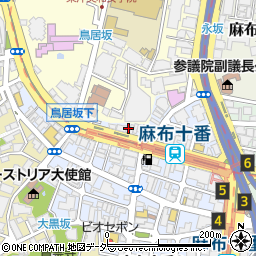 麻布永坂ビル周辺の地図