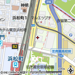 健康中華 青蓮 浜松町店周辺の地図