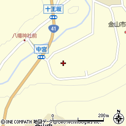 岐阜県下呂市金山町金山2603-14周辺の地図