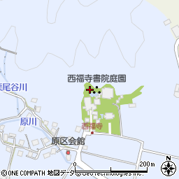 西福寺書院庭園周辺の地図
