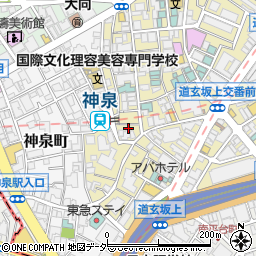 東京都渋谷区円山町18-8周辺の地図