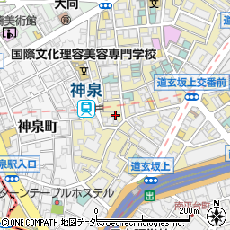 東京都渋谷区円山町18-9周辺の地図