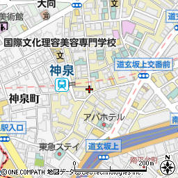 東京都渋谷区円山町18-1周辺の地図