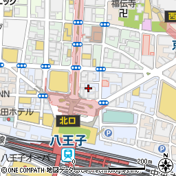 ａｕショップ八王子駅前周辺の地図