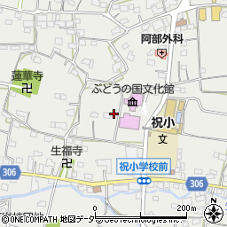 山梨県甲州市勝沼町下岩崎1919周辺の地図