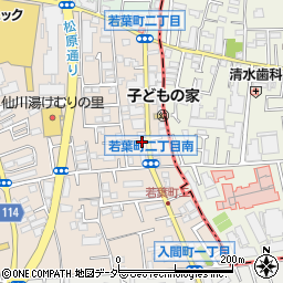 仙川リーフ動物病院周辺の地図