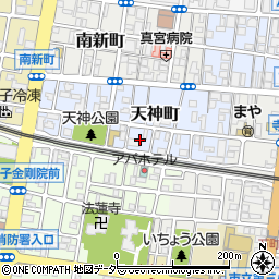 東京都八王子市天神町21周辺の地図