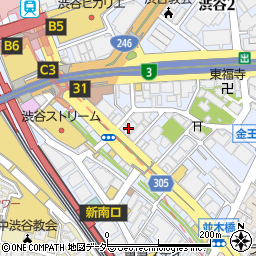 チュウケイ株式会社渋谷支社周辺の地図