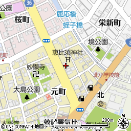 敦賀港線周辺の地図