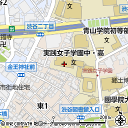 実践女子学園高等学校周辺の地図