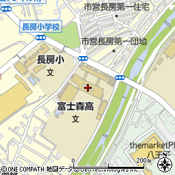 東京都立富士森高等学校周辺の地図