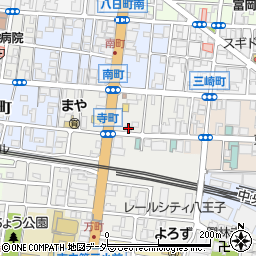 東京都八王子市寺町44周辺の地図