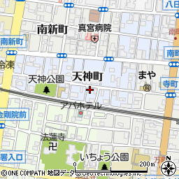 東京都八王子市天神町20-4周辺の地図