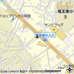 カレーハウスＣｏＣｏ壱番屋甲府昭和インター店周辺の地図
