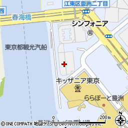 東京都江東区豊洲2丁目5周辺の地図