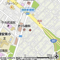 千葉県浦安市海楽1丁目28周辺の地図