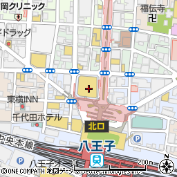 東京都八王子市旭町9周辺の地図