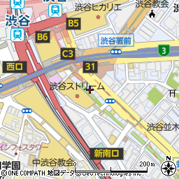 肉寿司&チーズフォンデュ食べ飲み放題 リコピンモンスーン 渋谷店周辺の地図