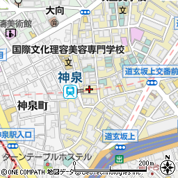 東京都渋谷区円山町17周辺の地図