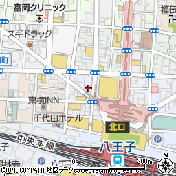三井住友銀行八王子支店周辺の地図