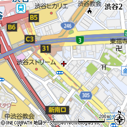 城南信用金庫渋谷支店周辺の地図
