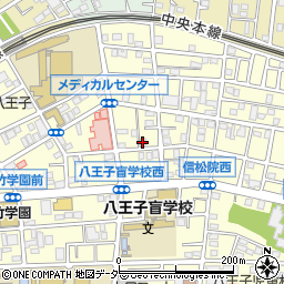 松本烏城周辺の地図