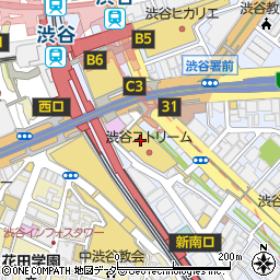 ビーフキッチン 渋谷店周辺の地図