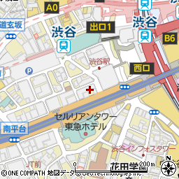 道玄坂平賀クリニック周辺の地図