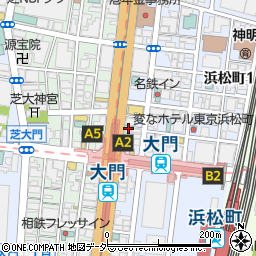 ａｕショップ浜松町周辺の地図