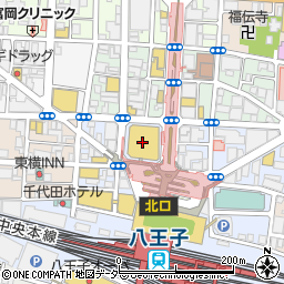 三菱ＵＦＪ銀行八王子支店周辺の地図