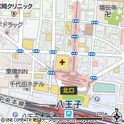 大戸屋八王子オクトーレ店周辺の地図