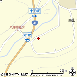 岐阜県下呂市金山町金山2603-4周辺の地図