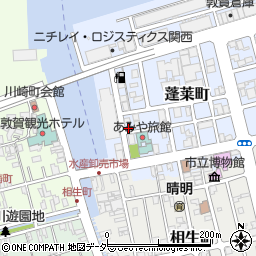 福井中央魚市敦賀支店周辺の地図